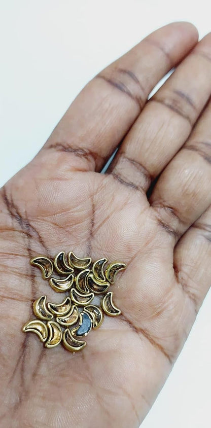 Moon Gold Gloss Kundan