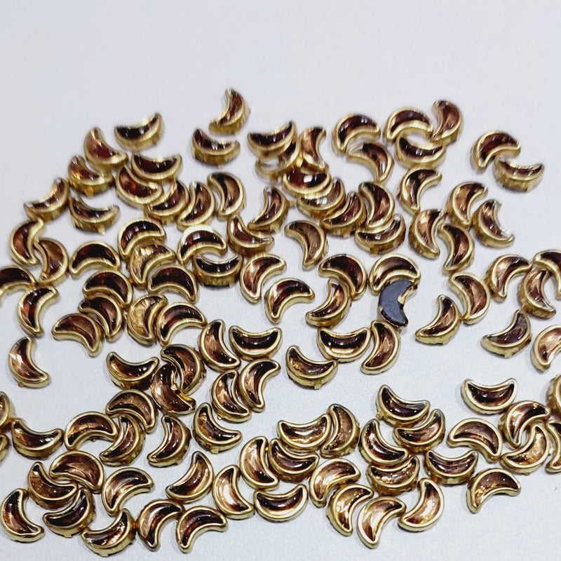 Moon Gold Gloss Kundan